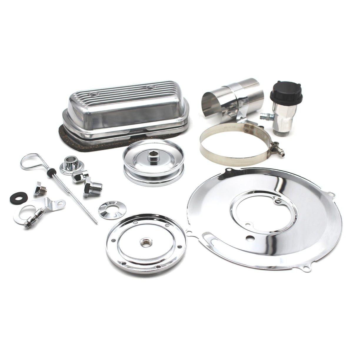 Super Chrome 19-Piece Deluxe Engine Dress-Up Kits for Type-1