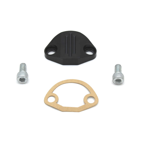 Aluminum Fuel Pump Block-Off w/ Hardware
