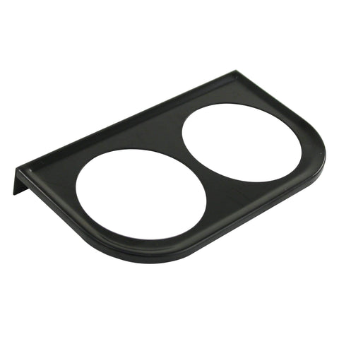 Metal Mount Bracket, Black, 2-1/16", 2 Hole