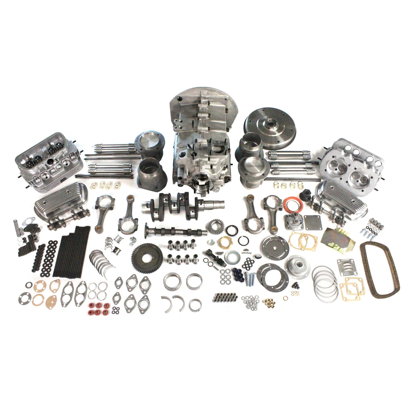1600 Single Port Longblock Complete Engine Kit Valve Cover to Valve Cover