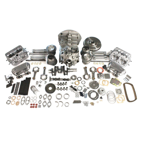 1600 Single Port Longblock Complete Engine Kit Valve Cover to Valve Cover