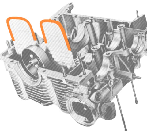 Engine Windage Tray Seal for VW Type 4 & Porsche 914