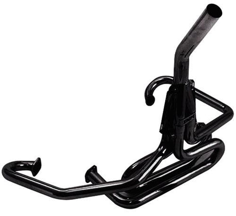 Comp Exhaust, 1 1/2" w/Straight Stinger, Black - AA Performance Products