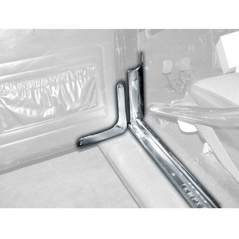 Door Corner Trim Set, Stainless Steel, Pair