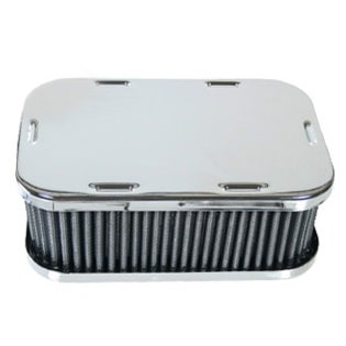 Rectangular Air Cleaner WEBER DGV, DGAV, DGEV, 2-1/2" High w/ Gauze