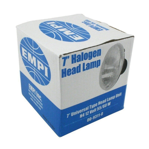 7" H4 Headlight - Round, Each