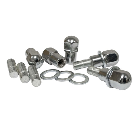 Chrome Nut & Stud Kit