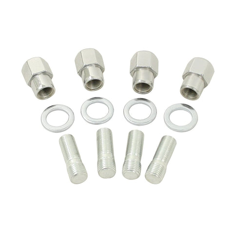Chrome Nut & Stud Kit