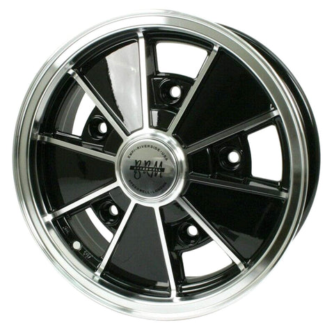 Empi BRM 9676 Gloss Black w/ Polished Lip & Spoke Edges 5x15"