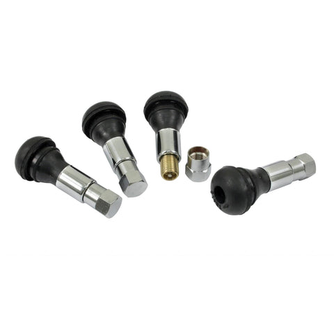 Chrome Valve Stems, Set of 4