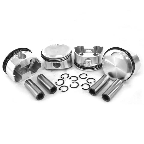 83.5mm Porsche 356C/912 Big Bore JE Forged Pistons "High Comp" - AA Performance Products