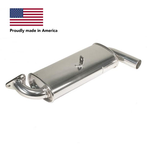 Tri Mil, Single Quiet-Pak, Fits Standard Header for Bug, Ceramic Coated - AA Performance Products