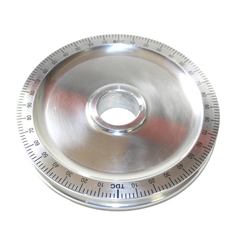 Polished Degree Wheel Pulley, No Holes - AA Performance Products