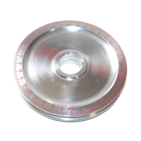 Polished Degree Wheel Pulley, No Holes