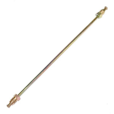 Metal Brake Line, Front, Left Side (Drivers Side), 254mm (10" approx.) - AA Performance Products
