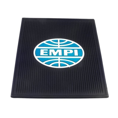 EMPI Floor Mats w/Blue & White Logo, Rear, Pair