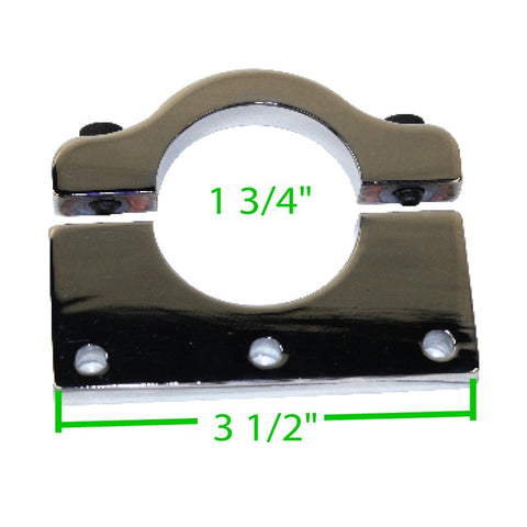 Side-Drilled Billet Brackets, 3-1/2" Wide