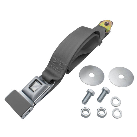 2 Point Lap Seat Belt With Push Button Latch w/ Hardware, Universal 72", Each