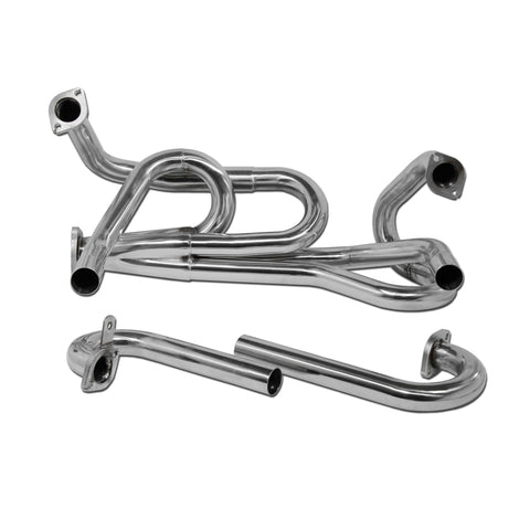 Complete 1 5/8" Stainless Steel Sidewinder Style Exhaust