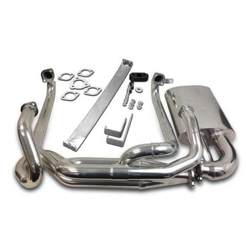 Complete 1 5/8" Stainless Steel Sidewinder Style Exhaust