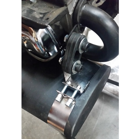 AA Sidewinder Exhaust System, 1 5/8" W/Muffler