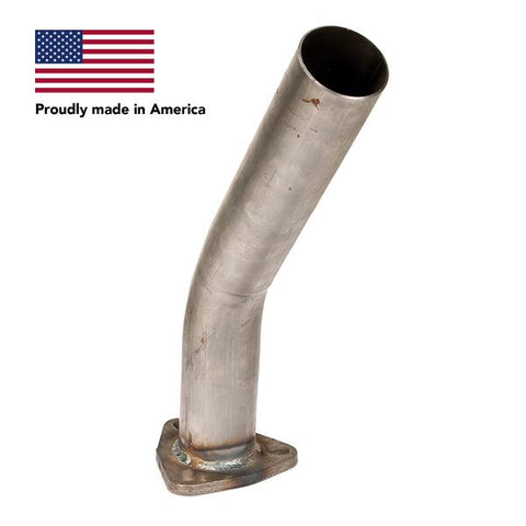 Tri Mil Stinger, Bobtail, 2in Dia, Raw Steel - AA Performance Products