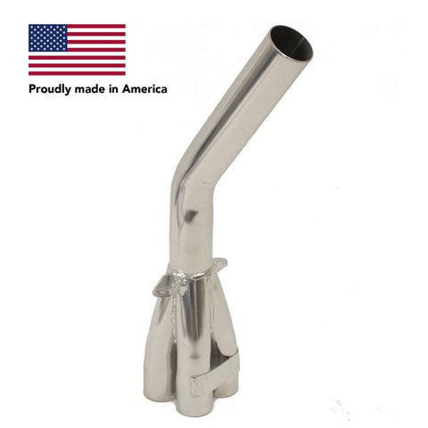 Tri Mil Collector, Bobcat, 1-5/8 Dia with 2in Dia Stinger, Ceramic Coated - AA Performance Products