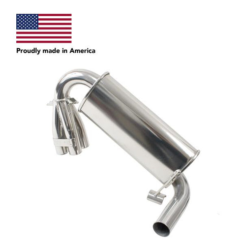 Tri Mil Collector, Bobcat, 1-5/8 Dia with Quiet-Pak, Ceramic Coated - AA Performance Products