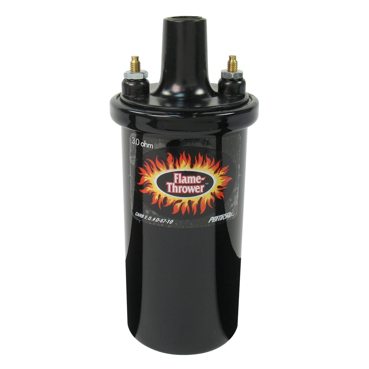 Pertronix Flame-Thrower Black 3.0 ohm Coil, (use w/ Ignitor Electronic Ignition) (for VW and Porsche)