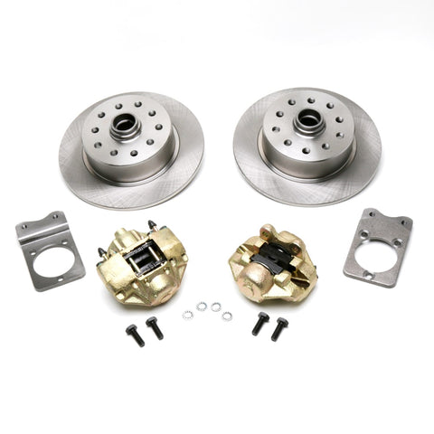 No Hassle Front Disc Brake Kit, fits Stock Drum Spindles, 5-Lug Dual Pattern – 5 x 4-3/4″ & 5 x 4-1/2″