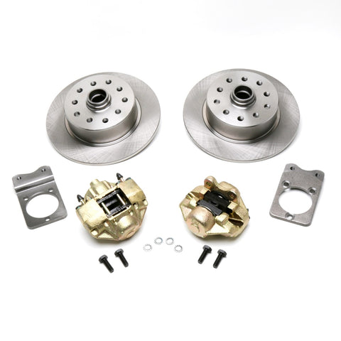 No Hassle Front Disc Brake Kit, fits Stock Drum Spindles, 5-Lug Dual Pattern - 5 x 4-3/4" & 5 x 4-1/2"