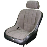 Race-Trim Wide Low-Back Seats With Adjustable Headrest