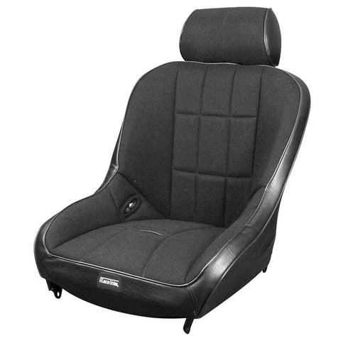Race-Trim Wide Low-Back Seats With Adjustable Headrest