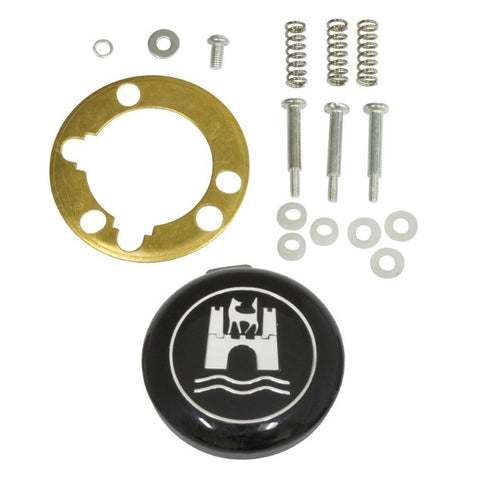 EMPI Complete Steering Wheel Kit, Silver / Grey