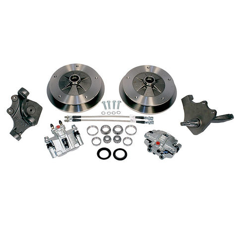 Wide 5 Lowered Ball Joint Drum to Disc Brake Conversion Kit for ’66-’77 Bug, Ghia, & Thing