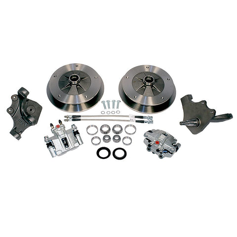 Wide 5 Lowered Ball Joint Drum to Disc Brake Conversion Kit for '66-'77 Bug, Ghia, & Thing