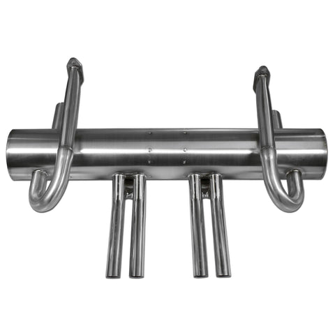 AA 356 Stainless Muffler 4 Tip Abarth Style - AA Performance Products