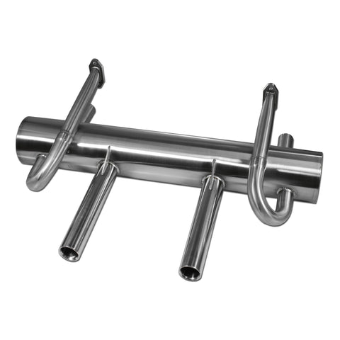 AA 356 Stainless Muffler 2 Tip Super Style - AA Performance Products