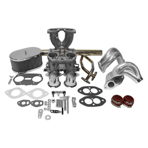 Dual Port Single 40mm Carburetor Kit "IDF Weber Copy" VW Type 1 Bug/Ghia - AA Performance Products