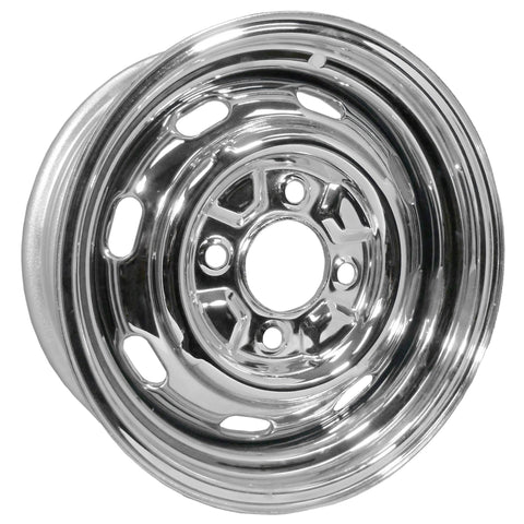 4 Lug Rim Chrome with Slots 4/130 5.5" Wide - AA Performance Products