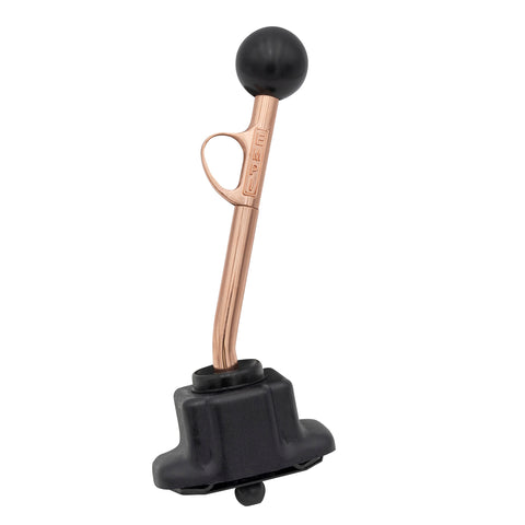 EMPI Trigger Shifter, Copper Plated, with Black Shift Knob, Short 12" O.A.L.