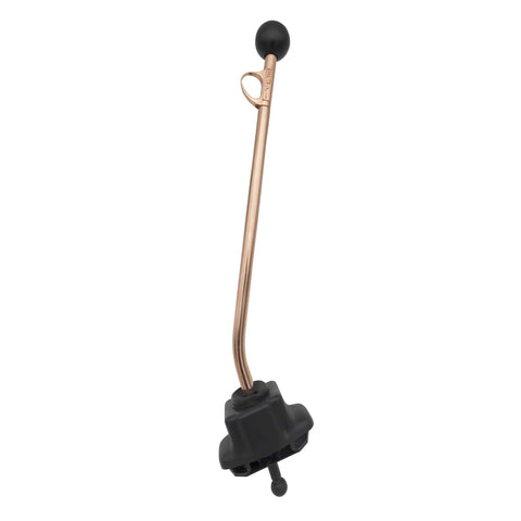 EMPI Trigger Shifter, Copper Plated, with Black Shift Knob, Extra Long 23 1/2" O.A.L.