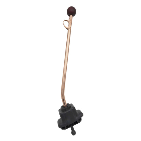 EMPI Trigger Shifter, Copper Plated, with Rosewood Shift Knob, Extra Long 23 1/2" O.A.L