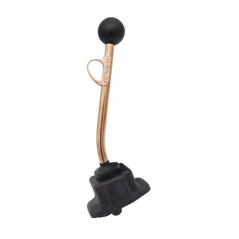 EMPI Trigger Shifter, Copper Plated, with Black Shift Knob, Long 13 1/2" O.A.L.