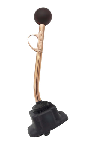 EMPI Trigger Shifter, Copper Plated, with Rosewood Shift Knob, Long 13 1/2" O.A.L.
