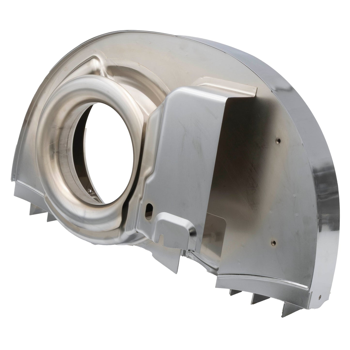 Super Shroud Late 36 HP Style w/Fresh Air Heat Duct, Chrome