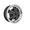 Rebel Wheels- Gloss Black w/Polished Lip & Ribs, 5x205