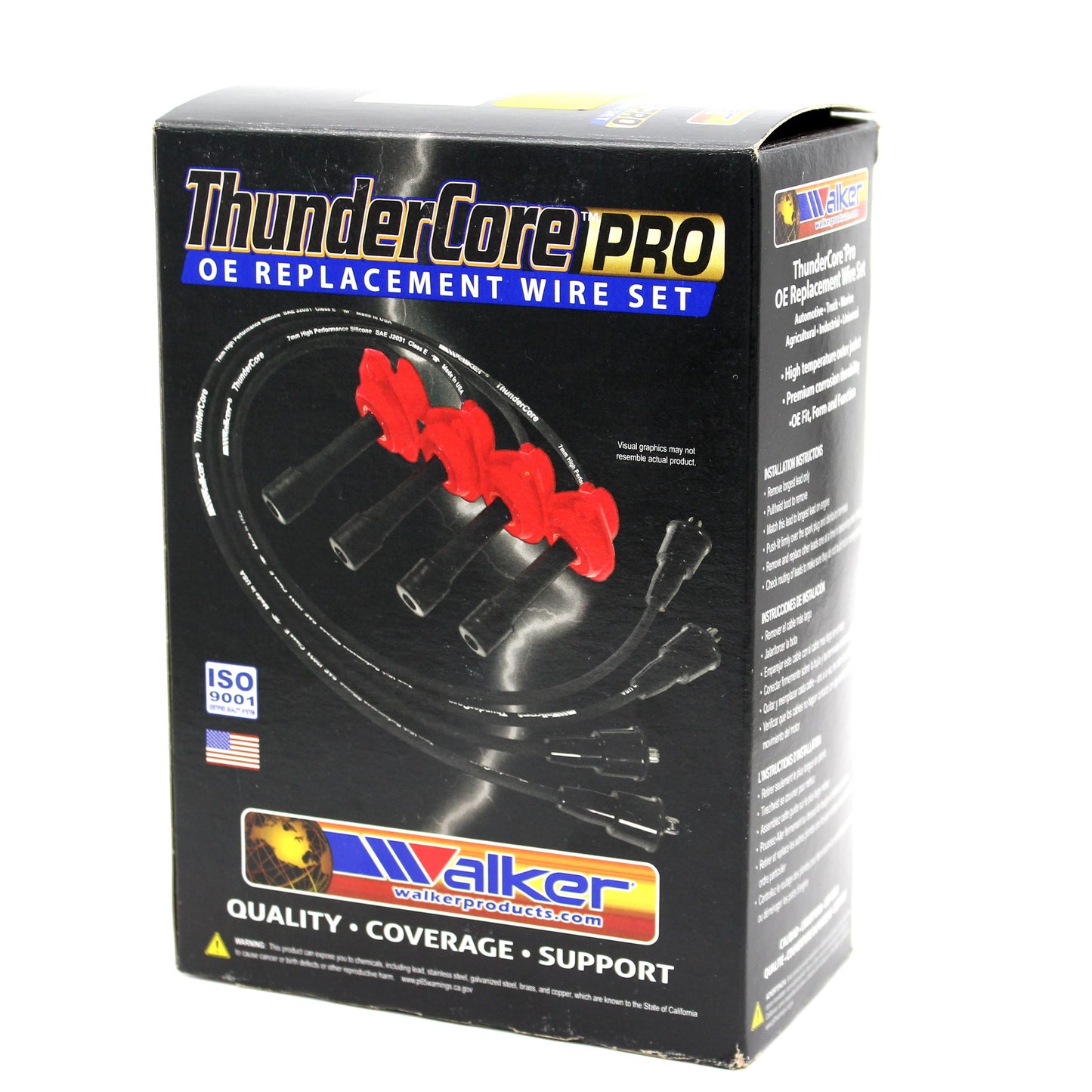Walker VW Plug Wire Set (Beetle,Ghia,Thing And Pre 72 Buses)