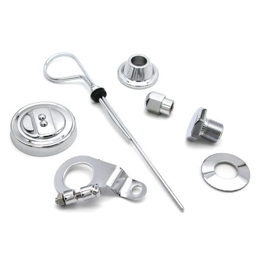 Basic Chrome 7-Piece Engine Dress-Up Kit for Type-1
