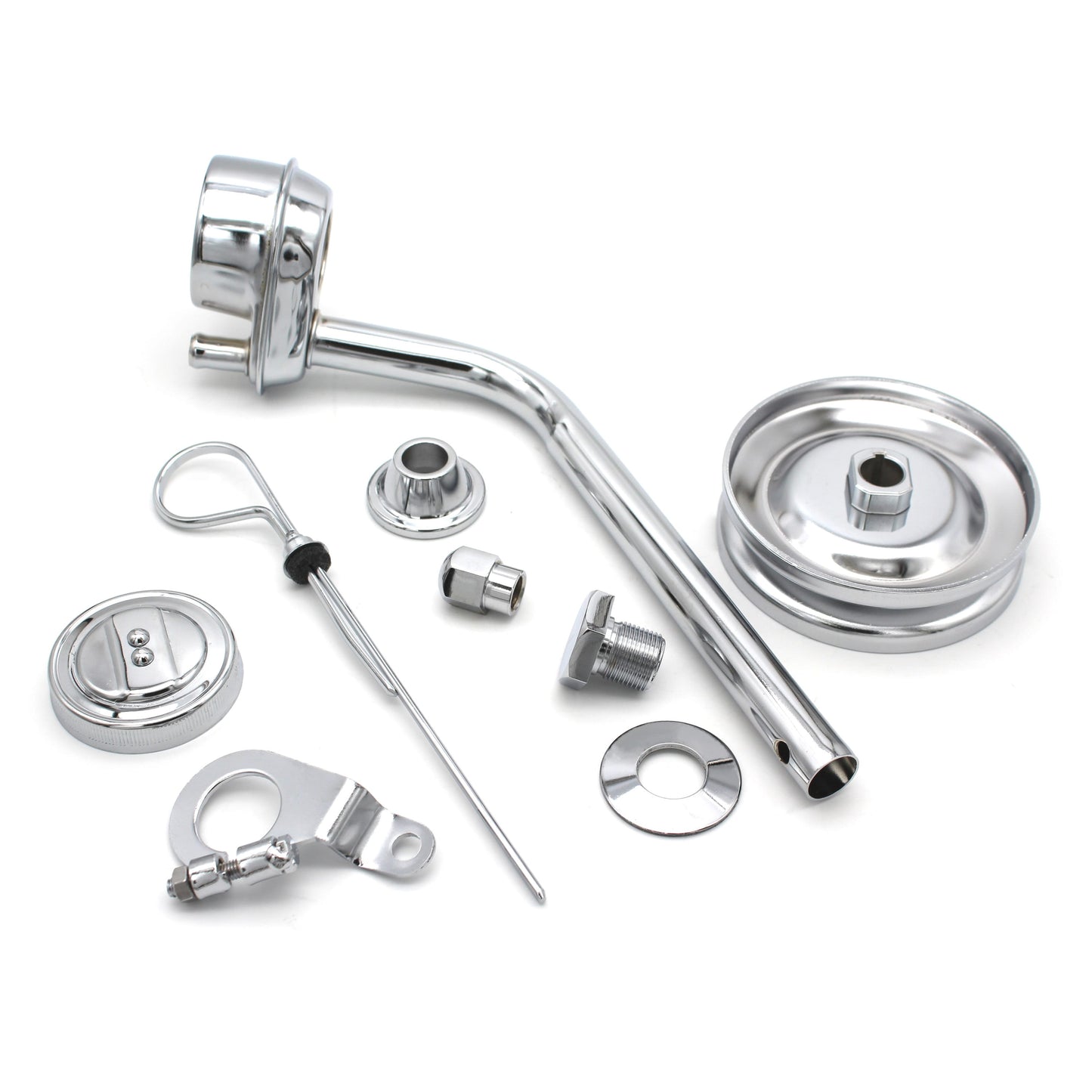 Deluxe Chrome 9-Piece Engine Dress-Up Kits for Type-1